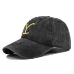 boné baseball masculino lavagem retro vista frontal - Solluss