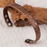 kit bracelete e anel de cobre magnético Solluss